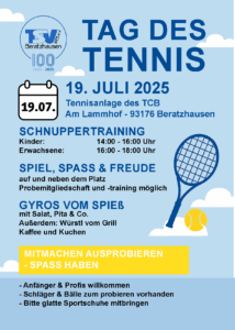 100 Jahre TSV - Tag des Tennis